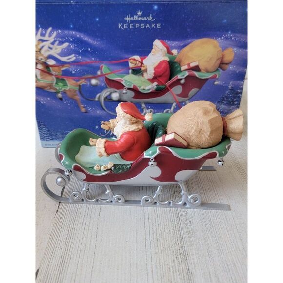 Hallmark Santa's Midnight Ride Dash away all 2005 xmas figure - Picture 5 of 7